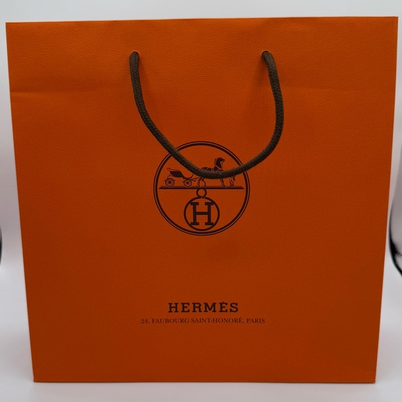 💞Authentic💞Hermes Shopping Bag with ribbon - Picture 2 of 8